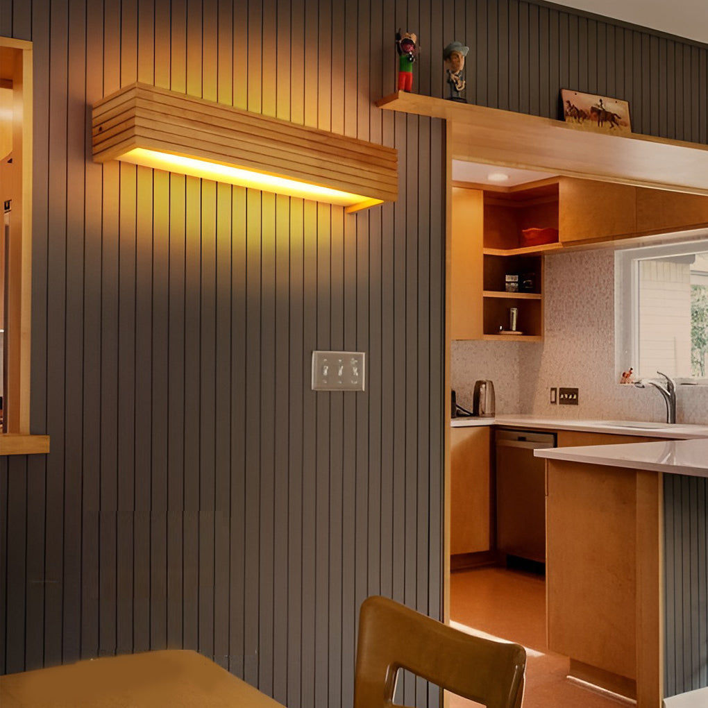 Fjelline | Waterproof Rectangular Nordic LED Wall Light for Mirrors