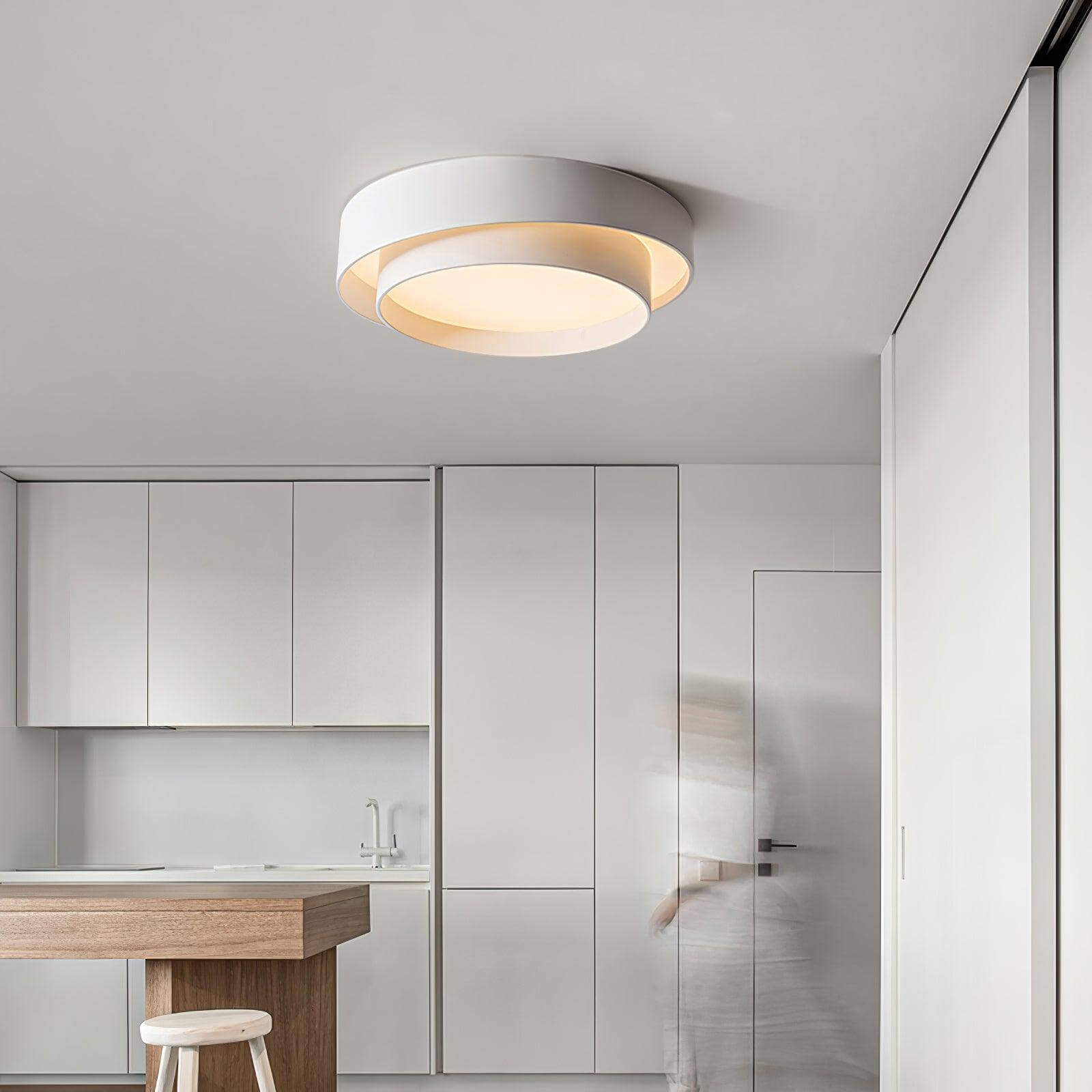 Modern LED ceiling light - round 4