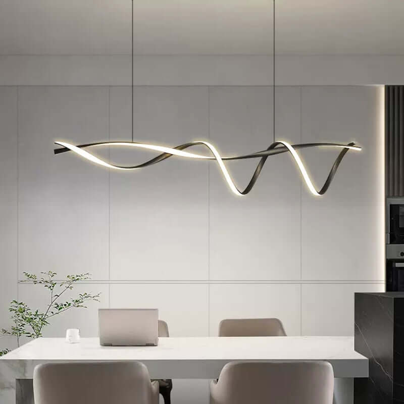 Modern LED chandelier - Black 1