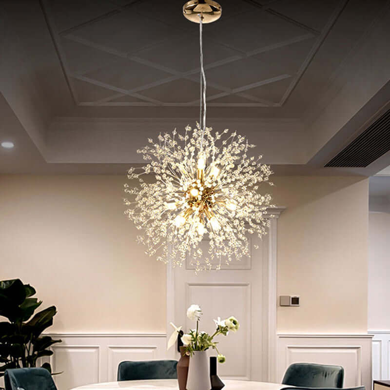 Modern LED crystal pendant light 2