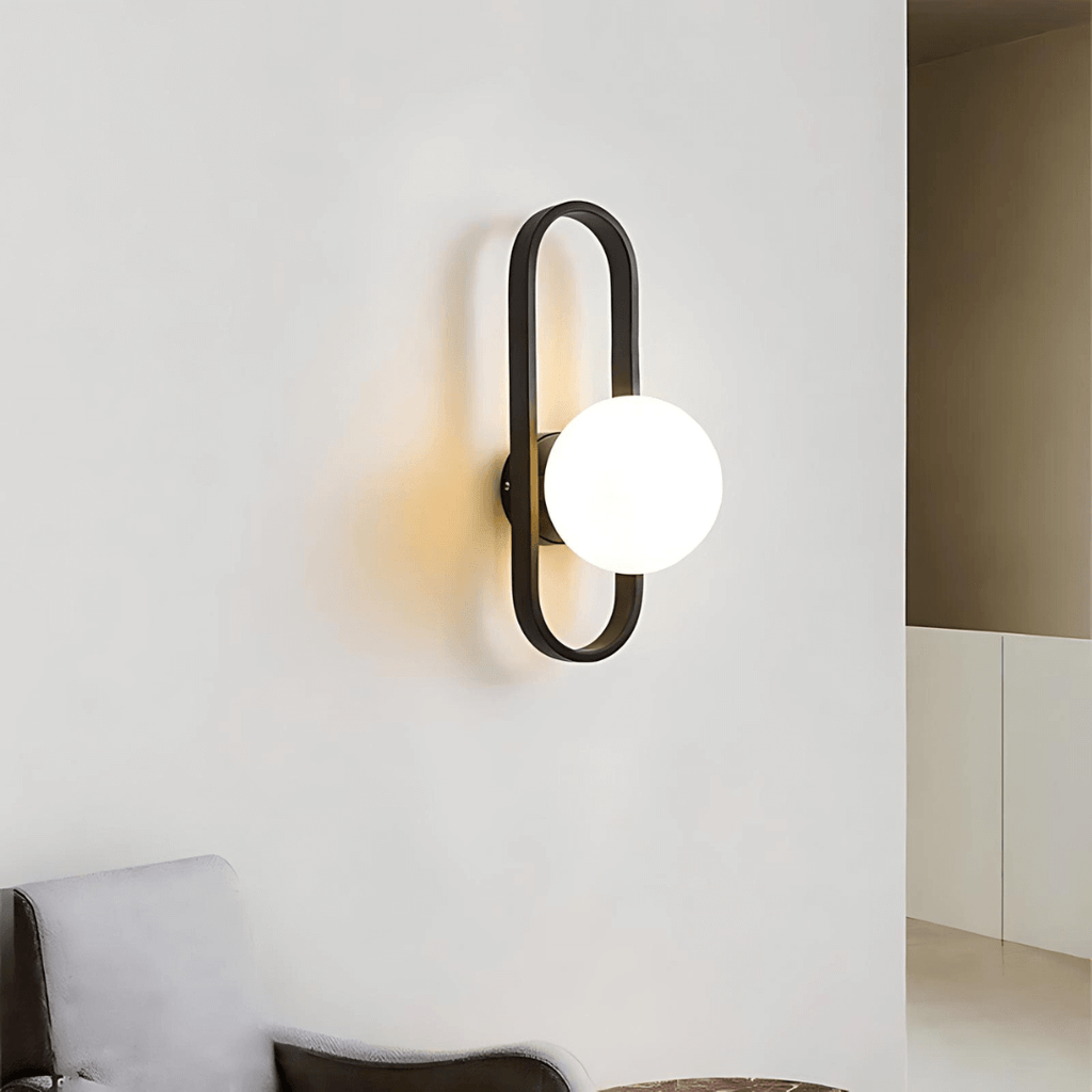 Modern LED glass wall light Camille 2