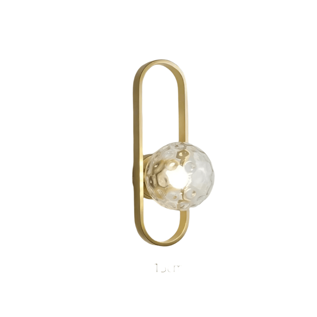 Modern LED glass wall light Camille 5