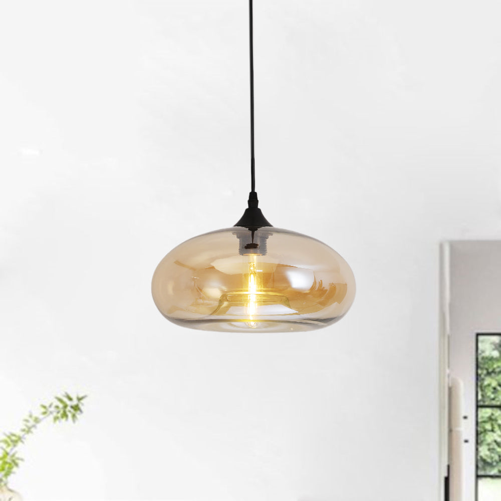 Lumiere | Modern Glass LED Pendant Light in Multiple Colors for Dining and Living Rooms