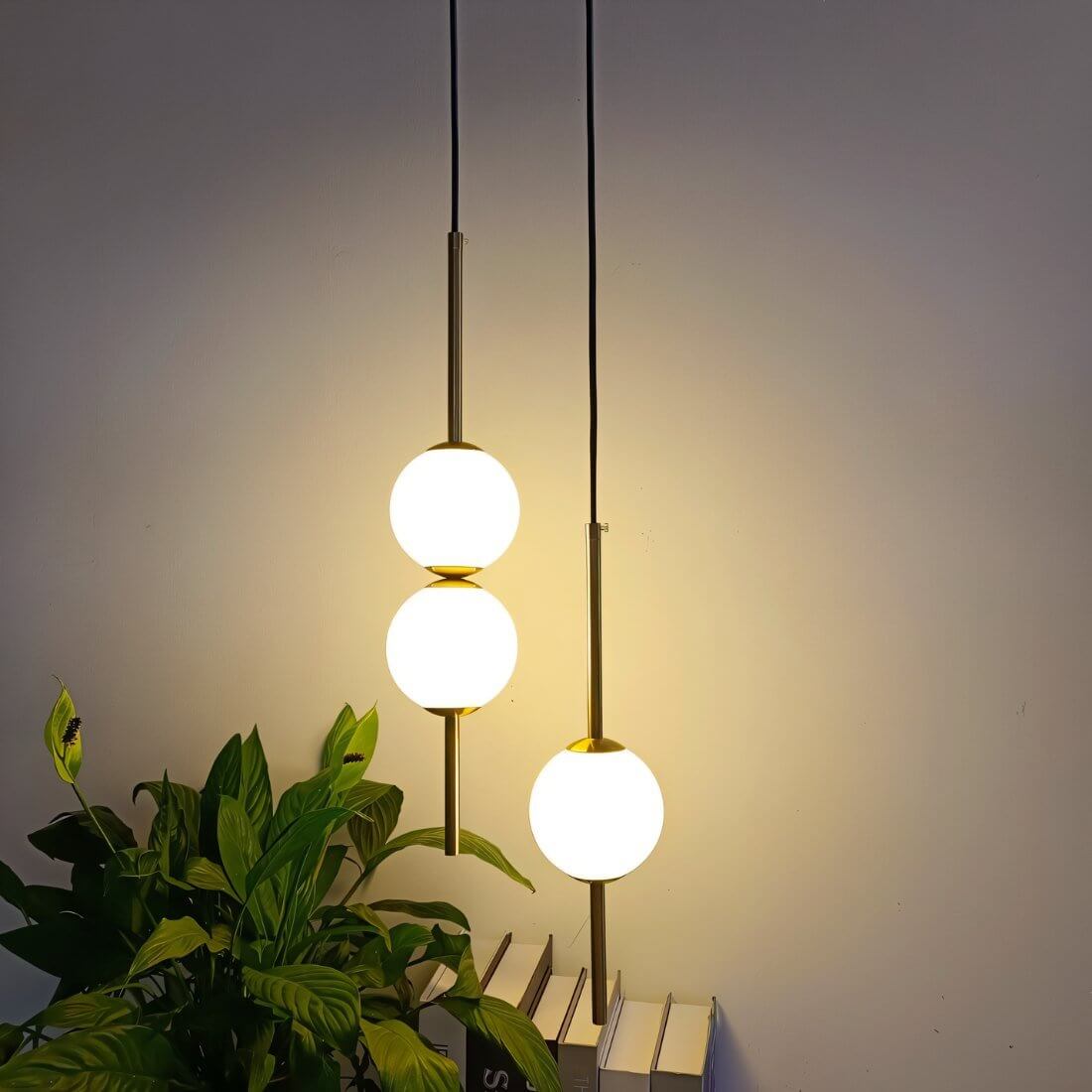 Modern glass ball pendant light 3