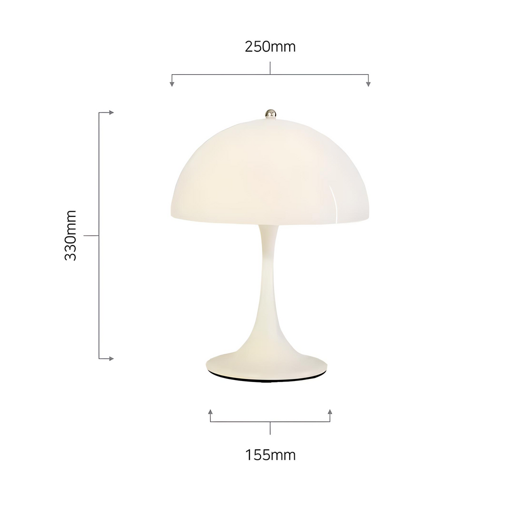 Lumenbud | Vintage Style Mushroom Table Lamp
