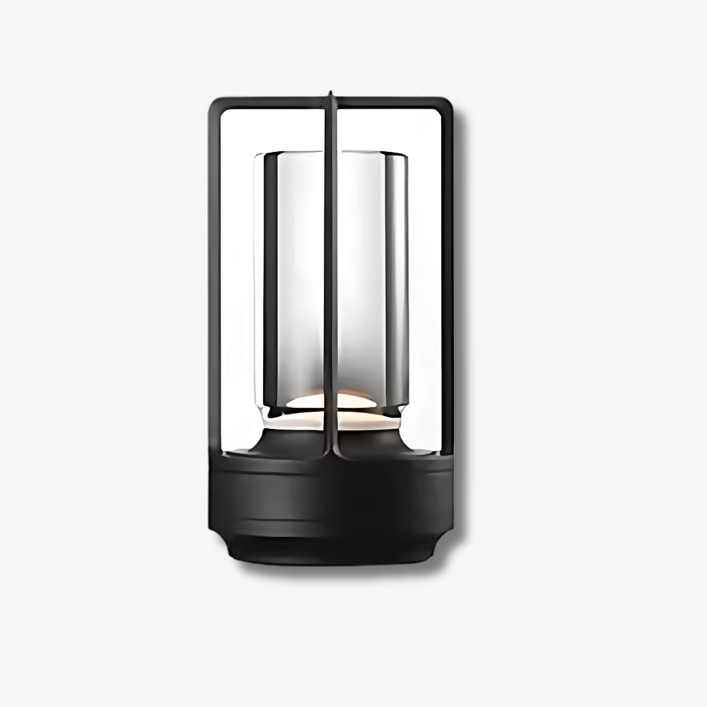 Dimmable Astra Crystal LED Table Lamp In Aluminium