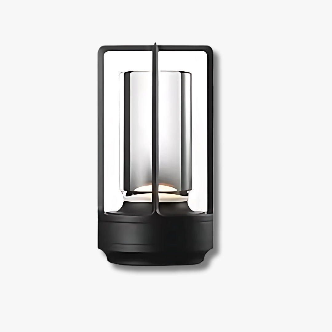 Dimmable Astra Crystal LED Table Lamp In Aluminium