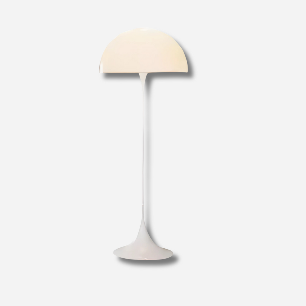 Soren | Danish-Style Cream Floor Lamp With Touch Control and LED Lighting