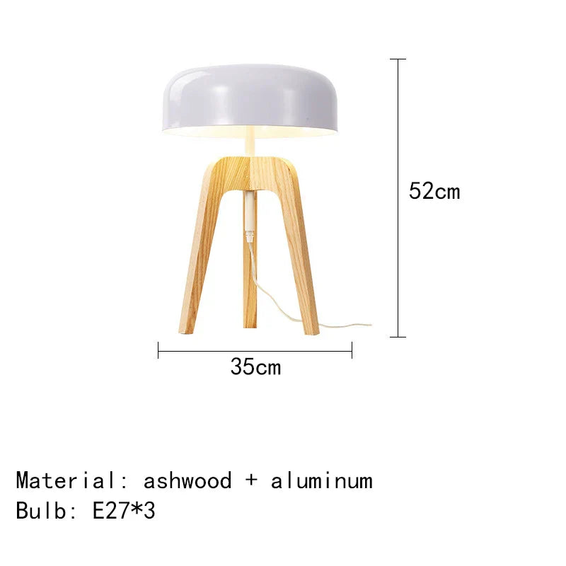 Ravello | Classic Floor Lamp in Wood-Bamboo Design With Elegant Walnut Finish