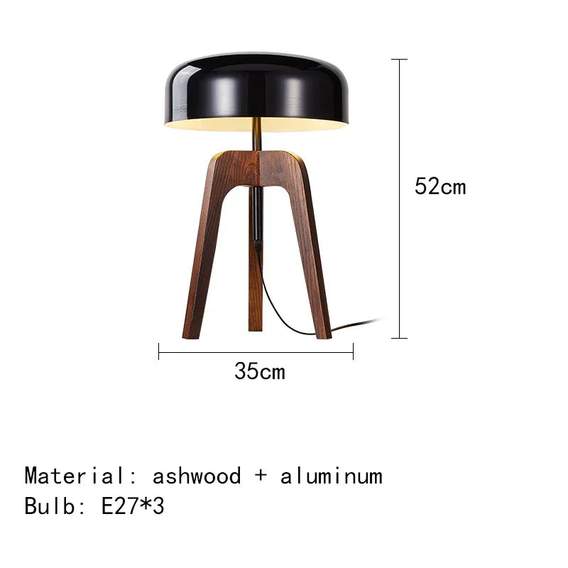 Ravello | Classic Floor Lamp in Wood-Bamboo Design With Elegant Walnut Finish