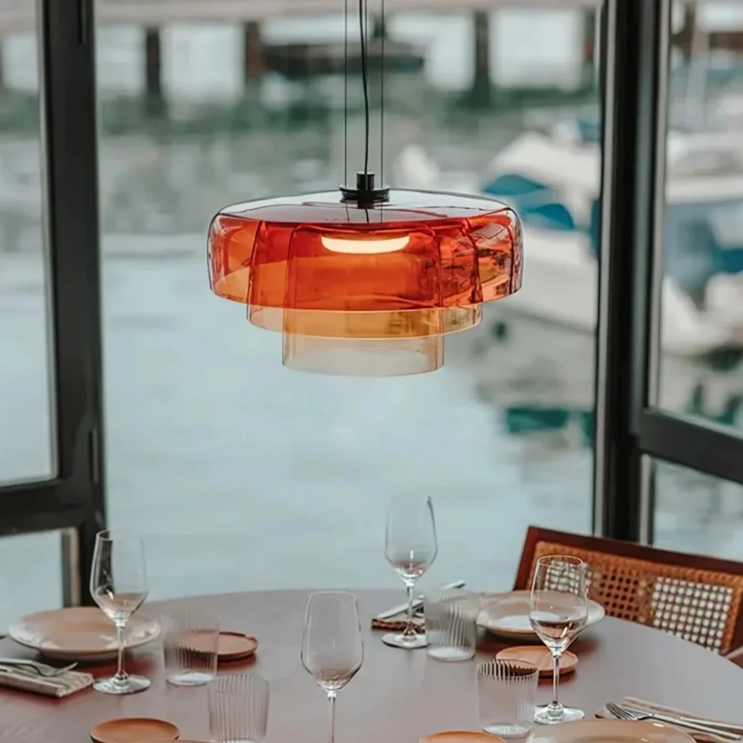 Elara Glass Pendant Light