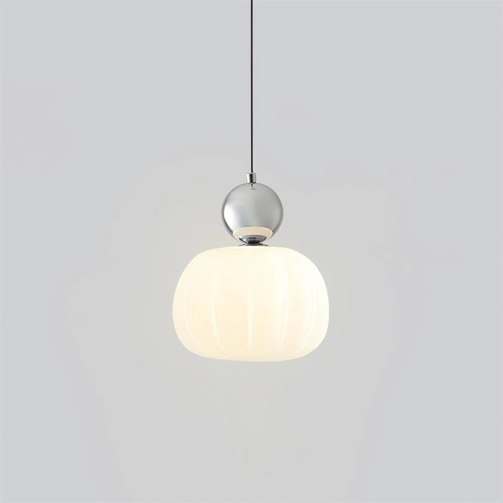 Aria White Glass Pendant Light