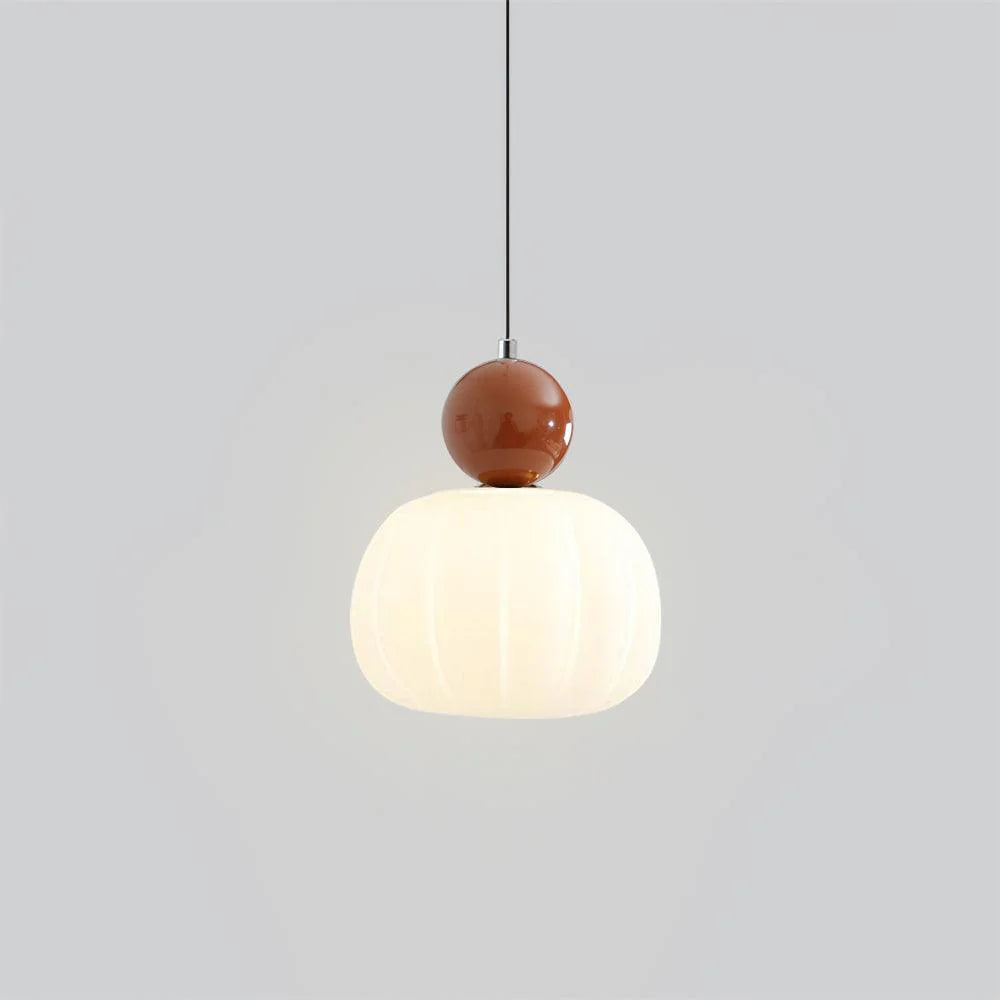 Aria White Glass Pendant Light