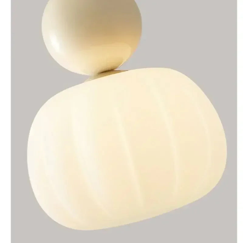 Aria White Glass Pendant Light
