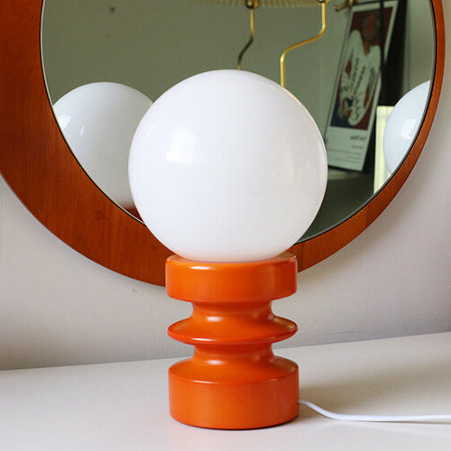 Solentra | Orange Solid Glass Table Lamp