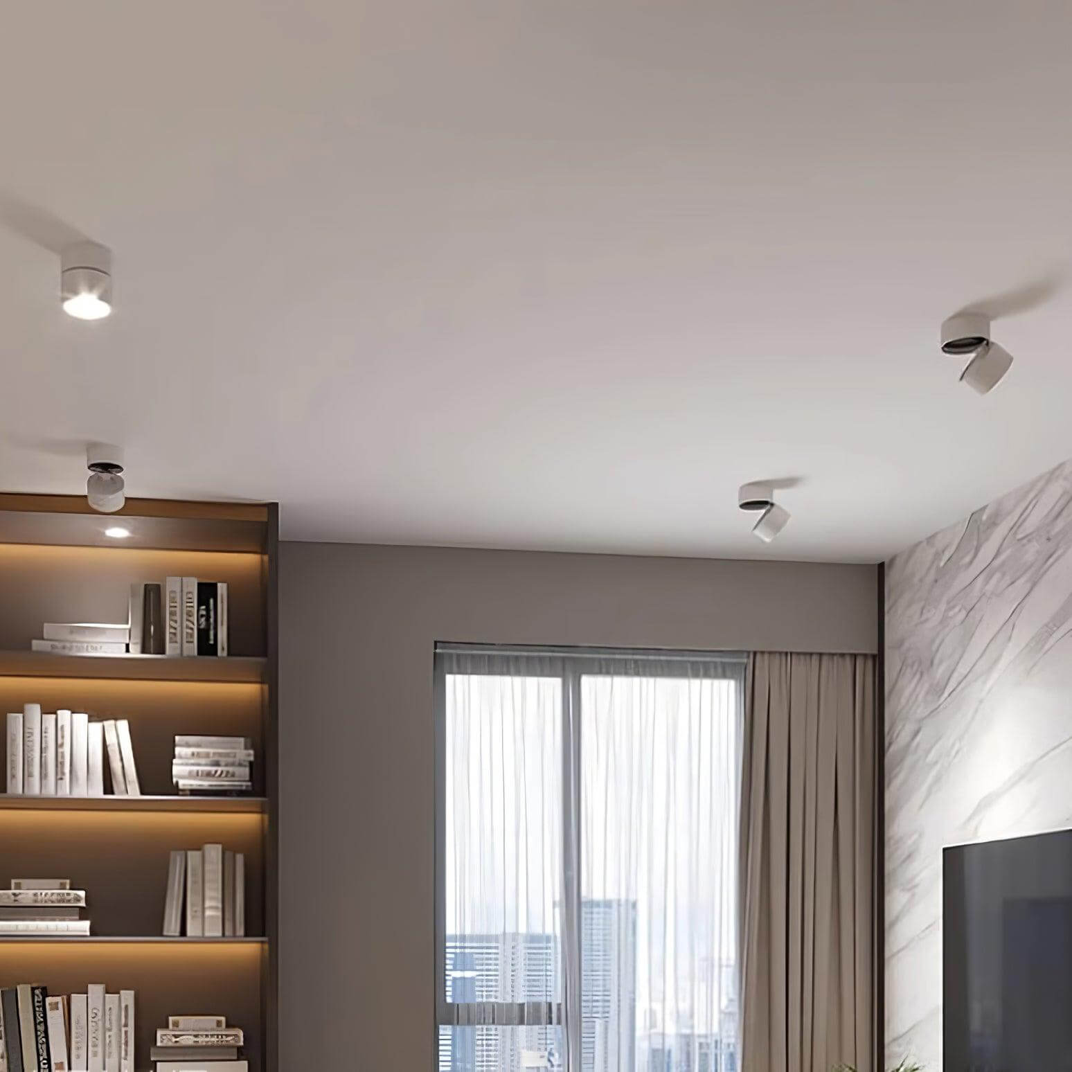 Rotatable LED ceiling light - warm white 2
