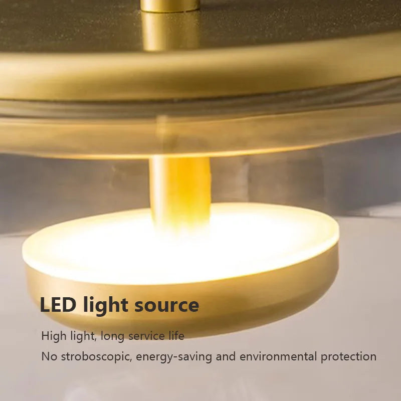 Luminelle Elegant LED Glass Pendant Light