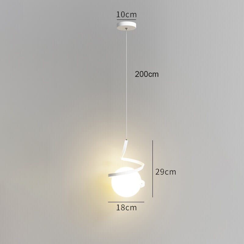 AstraNova Glas Pendelleuchte Nordisch LED Deckenleuchte