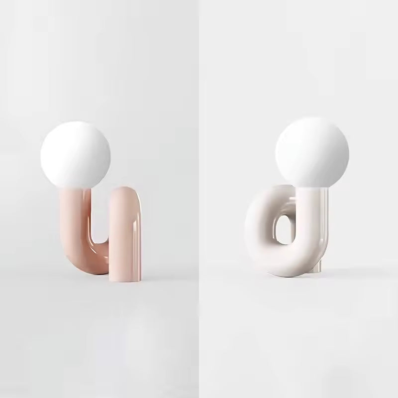 Lysaro | Nordic Glass Desk Lamp in Postmodern Style for Bedrooms, Hotels and Studies