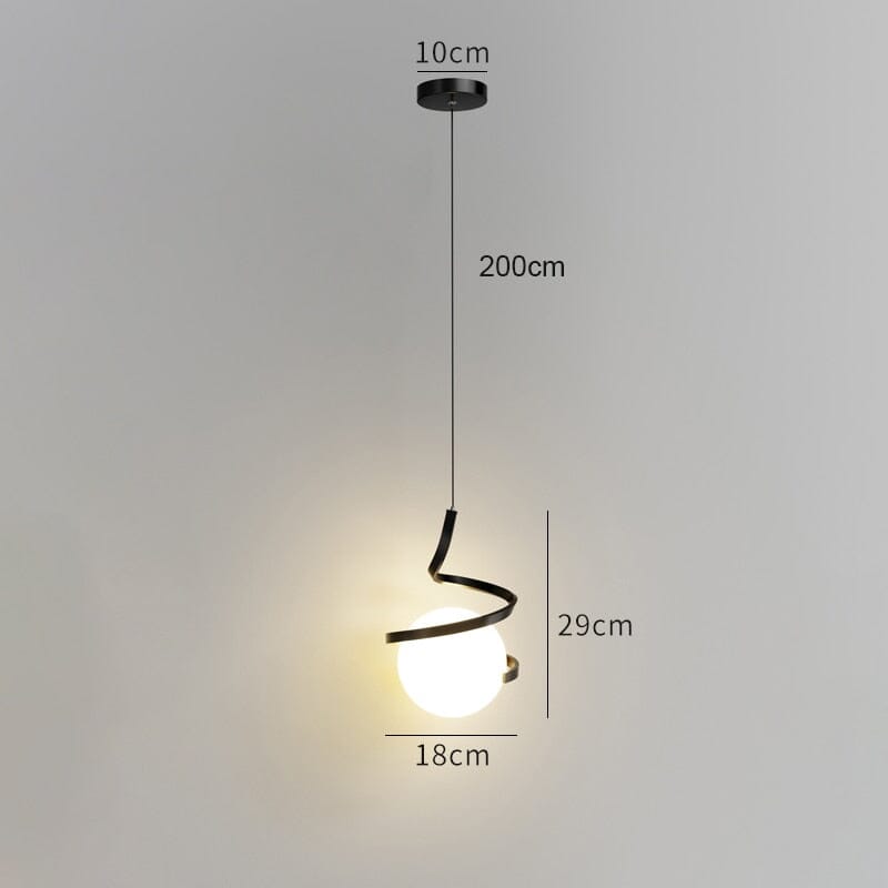 AstraNova Glas Pendelleuchte Nordisch LED Deckenleuchte