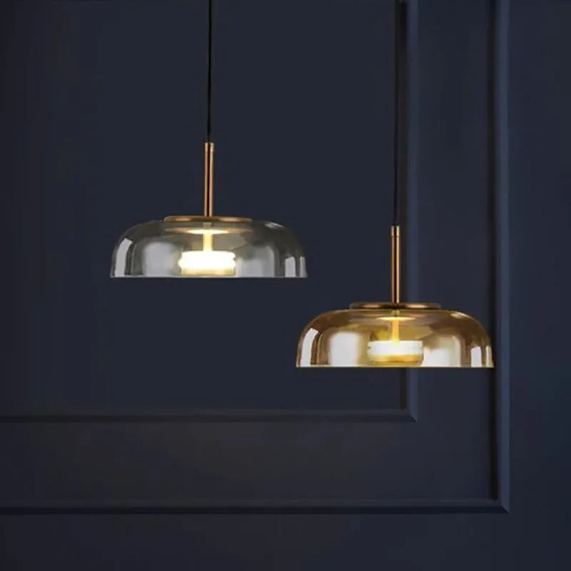 Kirrea | Nordic Glass LED Pendant Light for Modern Interiors