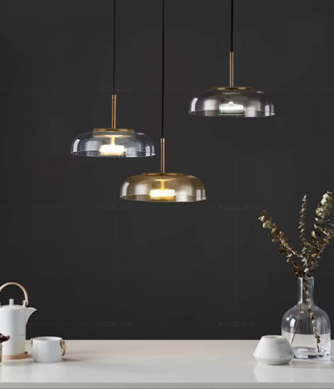 Kirrea | Nordic Glass LED Pendant Light for Modern Interiors