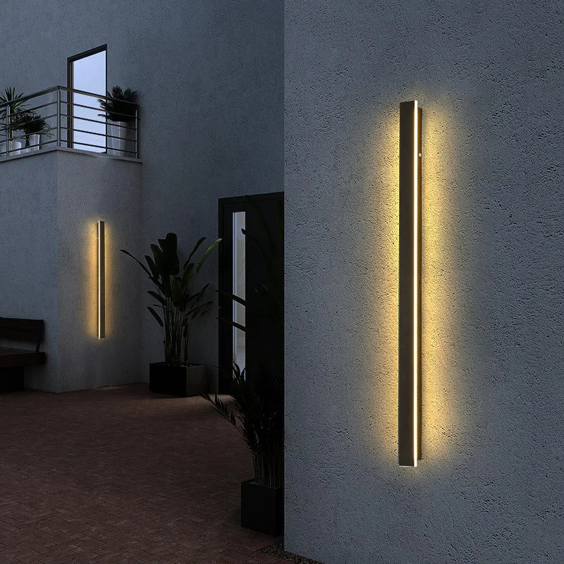 Cortia Modern LED Outdoor Wall Lamp, IP65 Waterproof Porch, Patio and Garden Light for Garage and Exterior