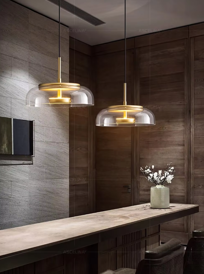 Luminelle Elegant LED Glass Pendant Light