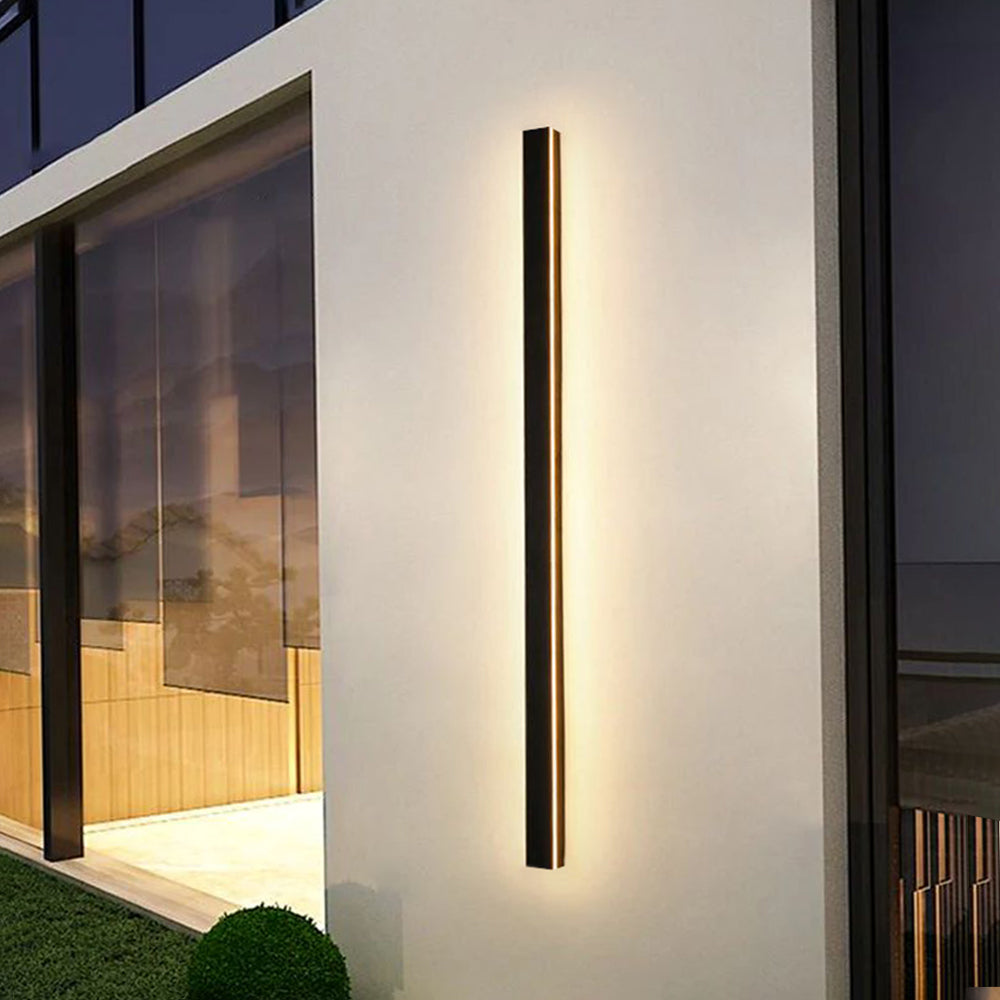 Avelin | IP65 LED Outdoor Wall Lamp, Minimal Metal & Acrylic, Weatherproof, Dimmable, Energy Efficient, Optional Motion Sensor for Garden, Patio, Corridor