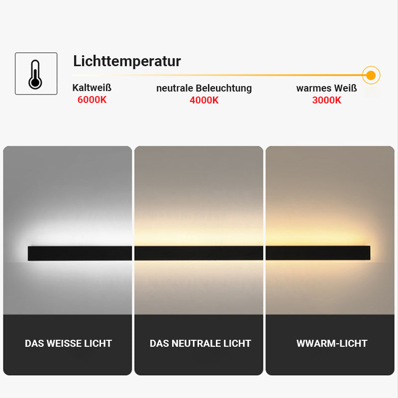 Avelin | IP65 LED Outdoor Wall Lamp, Minimal Metal & Acrylic, Weatherproof, Dimmable, Energy Efficient, Optional Motion Sensor for Garden, Patio, Corridor