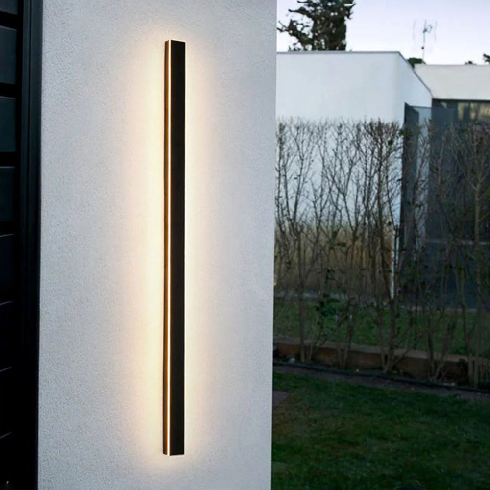 Avelin | IP65 LED Outdoor Wall Lamp, Minimal Metal & Acrylic, Weatherproof, Dimmable, Energy Efficient, Optional Motion Sensor for Garden, Patio, Corridor