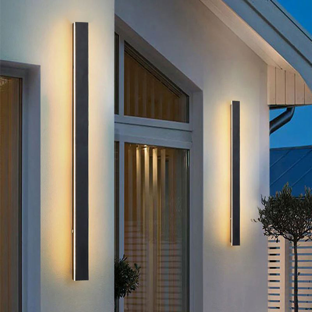Avelin | IP65 LED Outdoor Wall Lamp, Minimal Metal & Acrylic, Weatherproof, Dimmable, Energy Efficient, Optional Motion Sensor for Garden, Patio, Corridor