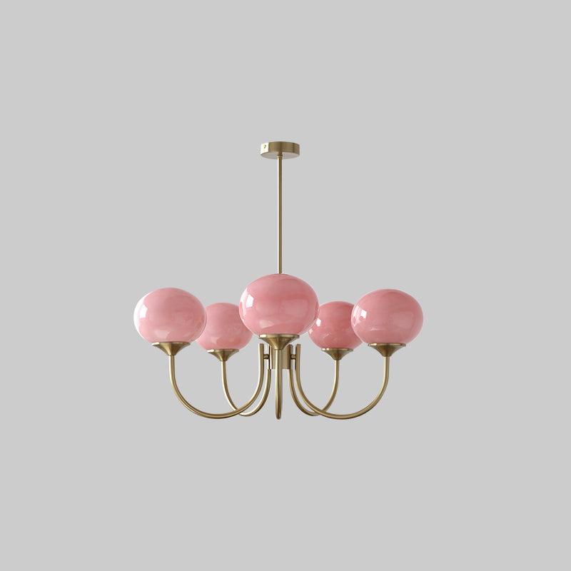 Monleve | Modern Marshmallow Chandelier With Elegant Glass, Soft Glow And Stylish Accents For Living And Dining Rooms