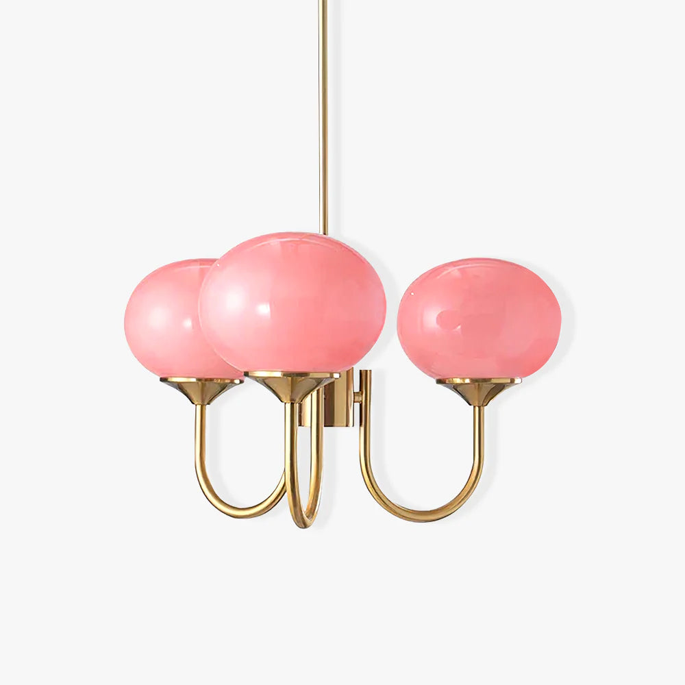 Monleve | Modern Marshmallow Chandelier With Elegant Glass, Soft Glow And Stylish Accents For Living And Dining Rooms