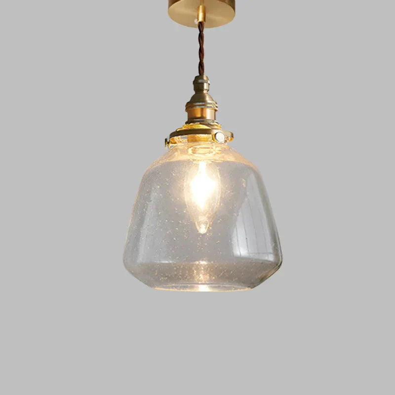 Kirelle Vintage Glass Pendant Light