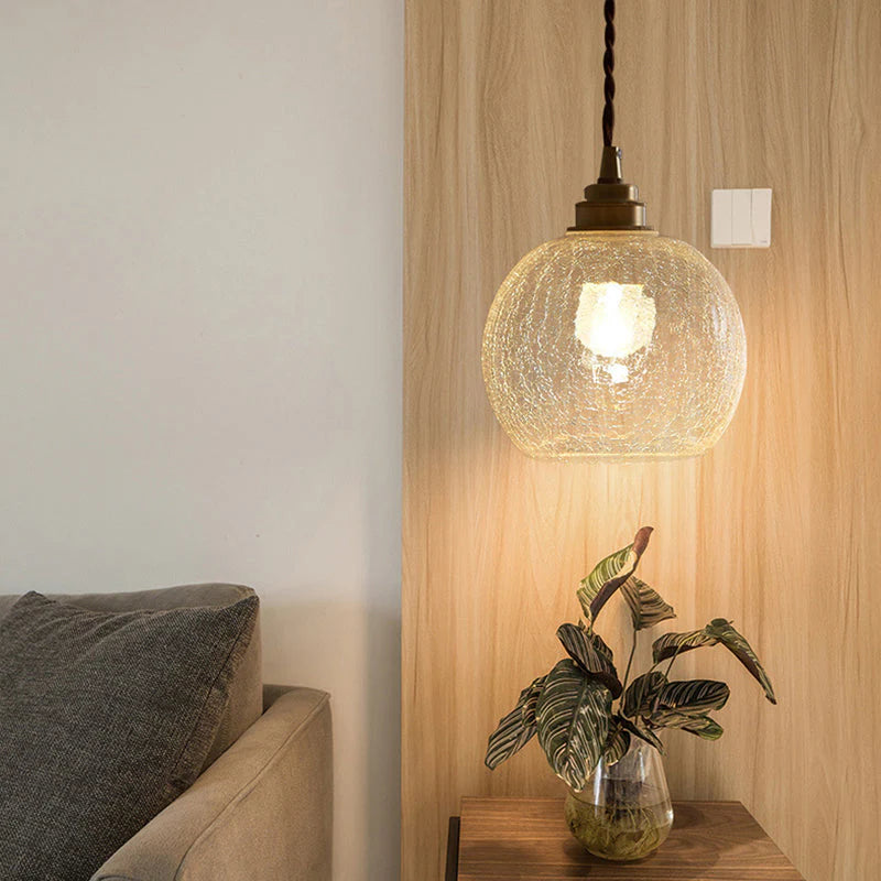 Kirelle Vintage Glass Pendant Light