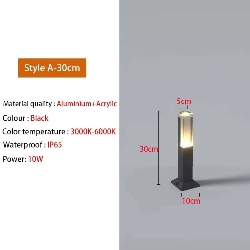 LumaGard Halo | 10W LED Landscape Lamp, IP65 Waterproof Outdoor Lawn Light