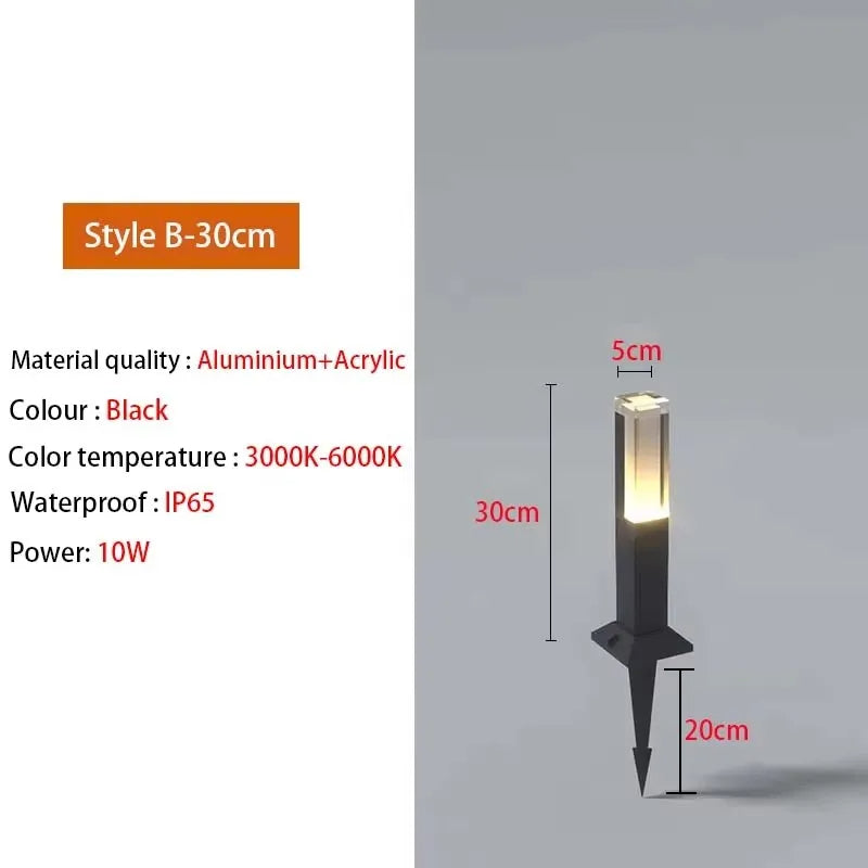 LumaGard Halo | 10W LED Landscape Lamp, IP65 Waterproof Outdoor Lawn Light