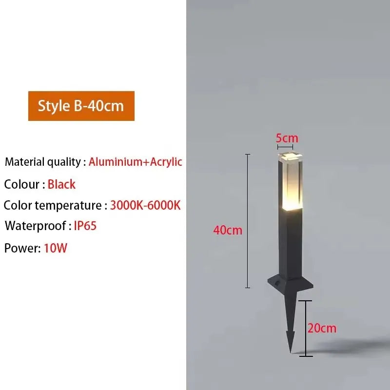 LumaGard Halo | 10W LED Landscape Lamp, IP65 Waterproof Outdoor Lawn Light