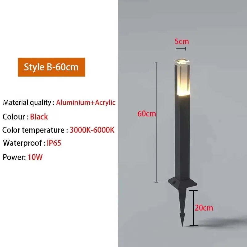 LumaGard Halo | 10W LED Landscape Lamp, IP65 Waterproof Outdoor Lawn Light